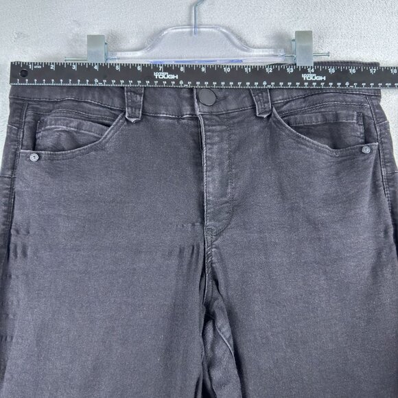 Democracy AB Solution Jeans Size 16 Womens Skinny Leg Mid Rise Black - Picture 6 of 10